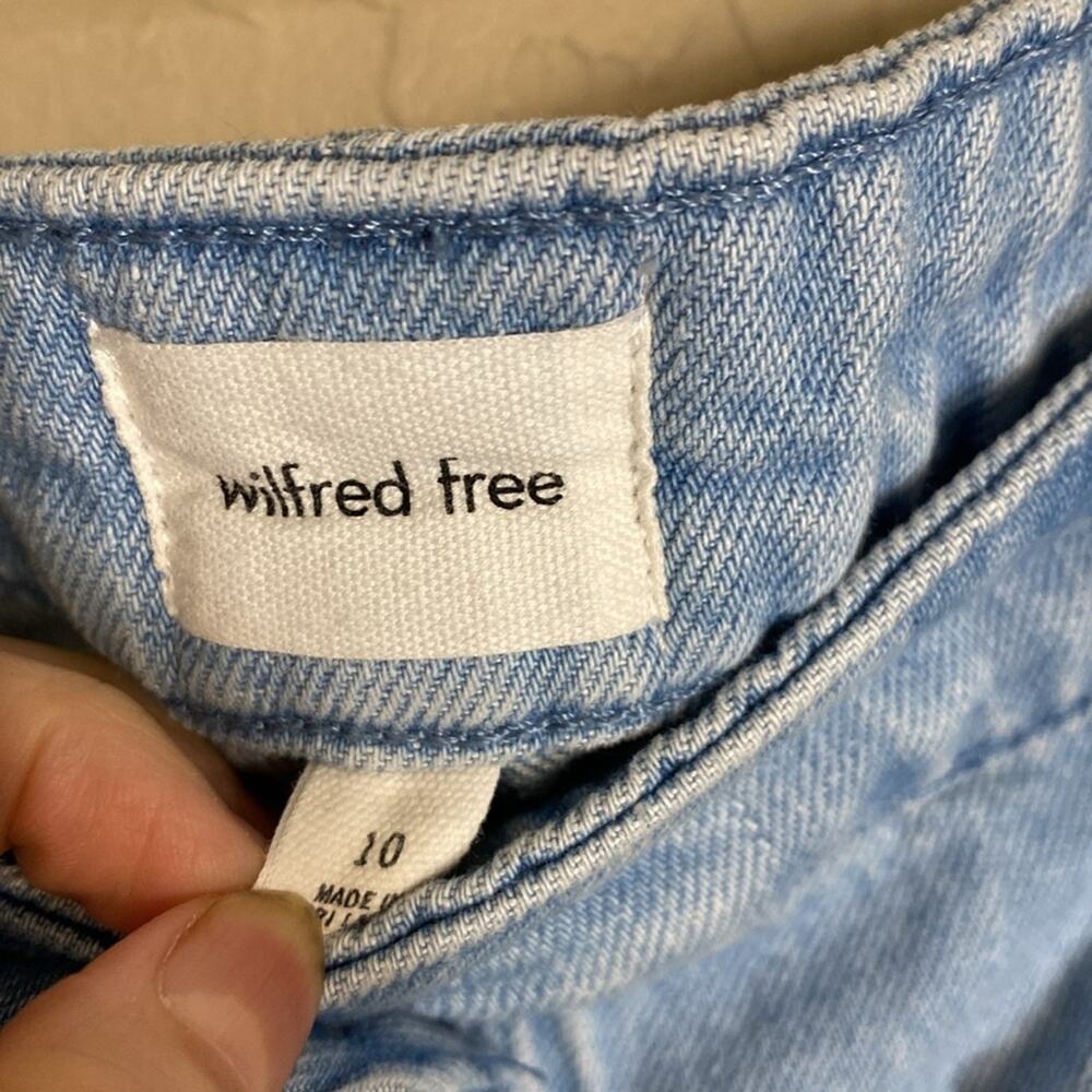 Aritzia Wilfred Free Adrift Jean high rise wide leg size 10 - Picture 4 of 10